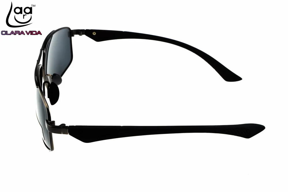 CLARA VIDA, брендовые Мужские поляризационные солнцезащитные очки TR90, защита для ног, оправа UV400, Полароид, для покупок, вождения, для улицы, дизайнерские солнцезащитные очки