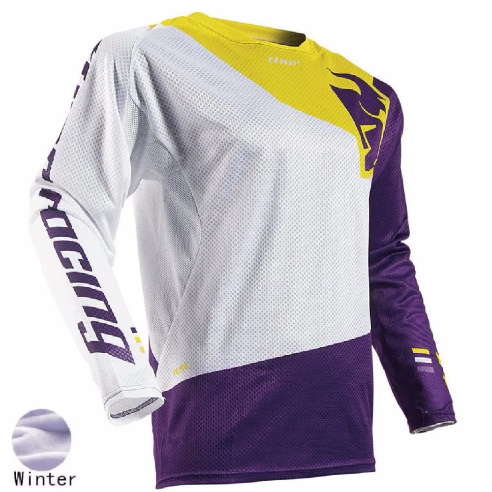 Зимние Vélo MX MTB Off Road горный велосипед Термальность флис moto крест BMX DH Горные свитер
