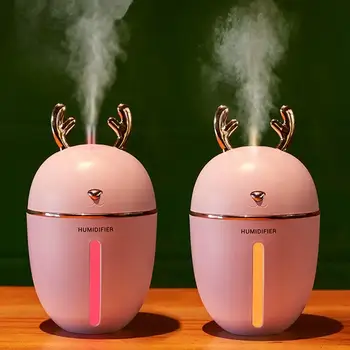 

450Ml Air Humidifier Usb Aroma Essential Oil Diffuser For Home Office Aromatherapy Humidificador Difusor With Nightlight Lamp