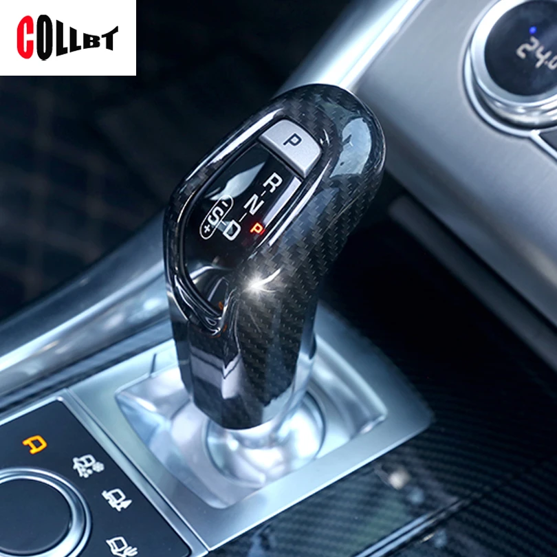 

Car Styling Accessories Carbon Fiber Gear Shift Head Cover Trim For Land Rover Range Rover Sport 2014-2017
