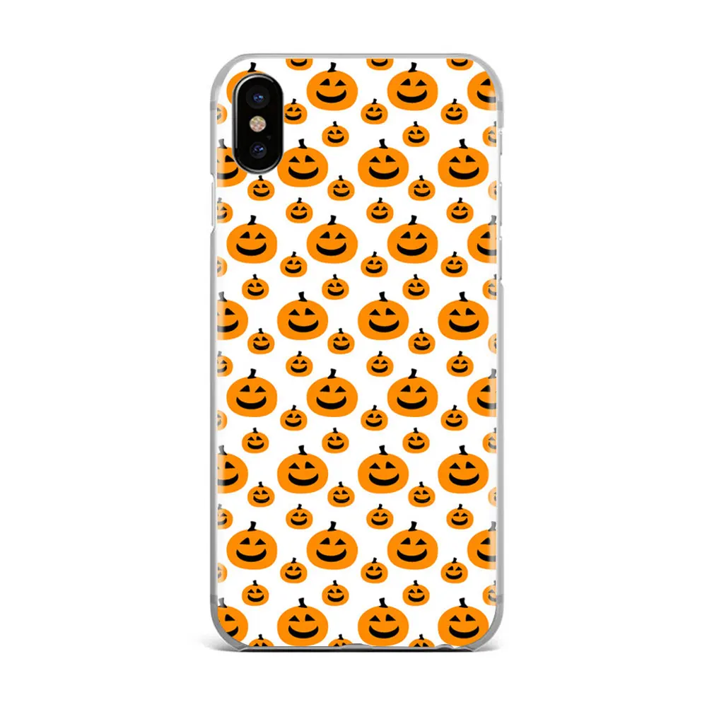 Осенний оранжевый Хэллоуин Кукуруза лиса чехол для телефона для iPhone 11 PRO MAX 5S 6s 8 7 plus XR XS X P20 pro осень Тыква ТПУ силиконовый чехол - Цвет: TPU D17300
