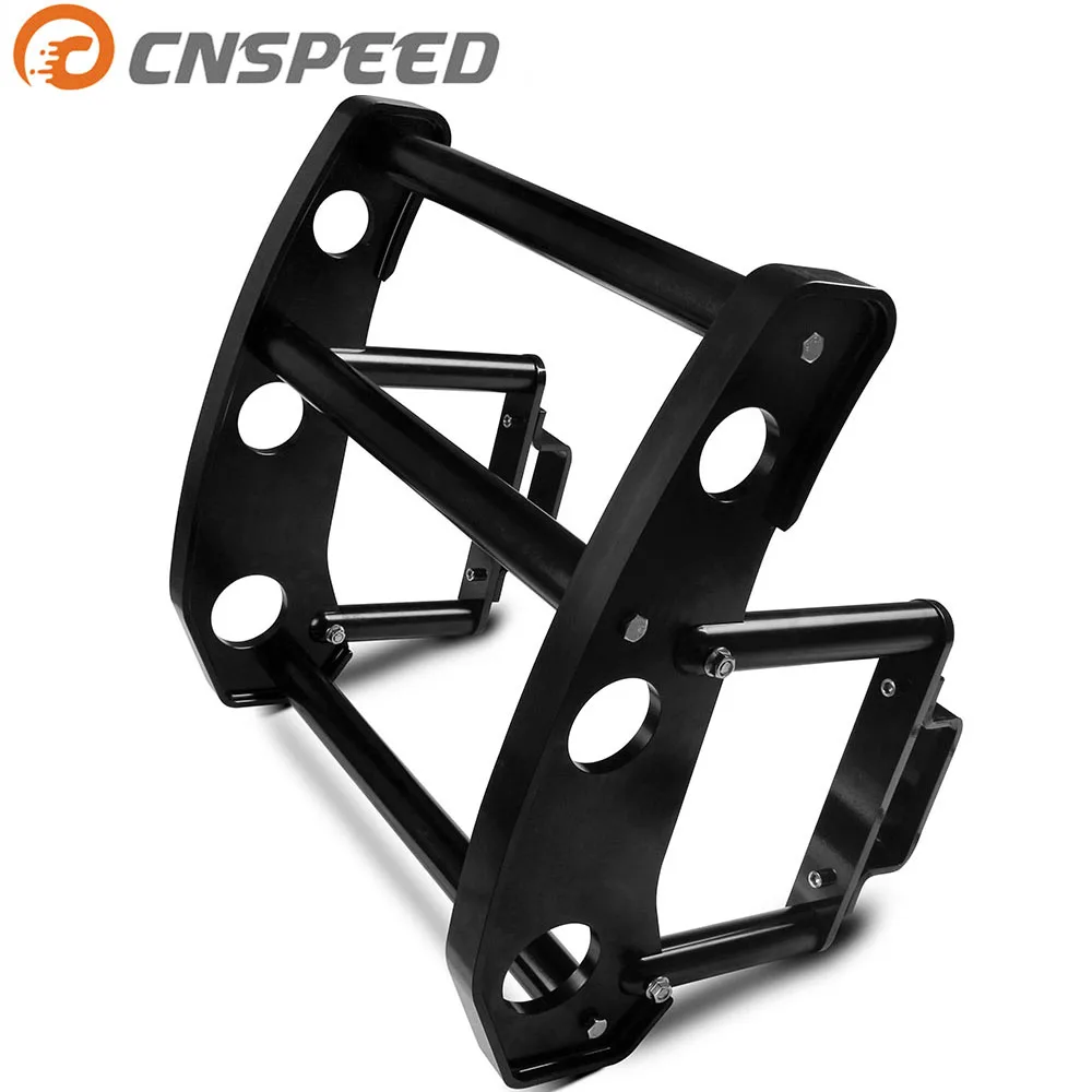 CNSPEED Front bumper beam bracket Safety bar kit anti collision beam