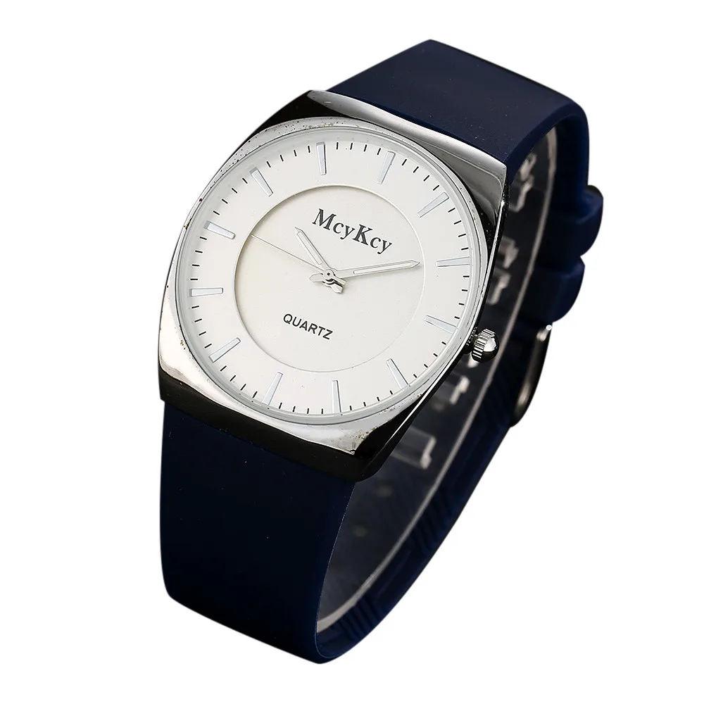 

Men Watch Women Casual Fashion Handsome McyKcy Leather Waterproof Quartz Analog Army Men's Date Wrist Watches HOT SALE 3*