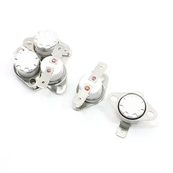 

250VAC 10A 180 Celsius Kitchenware NC Thermal Protector Thermostat 5Pcs