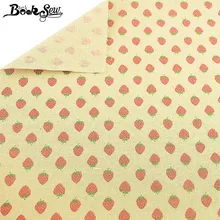 Хлопок teramila льняная ткань Telas Por Metro Клубничная Ткань DIY диван шторы скатерть подушка швейный материал Cabas Tissu