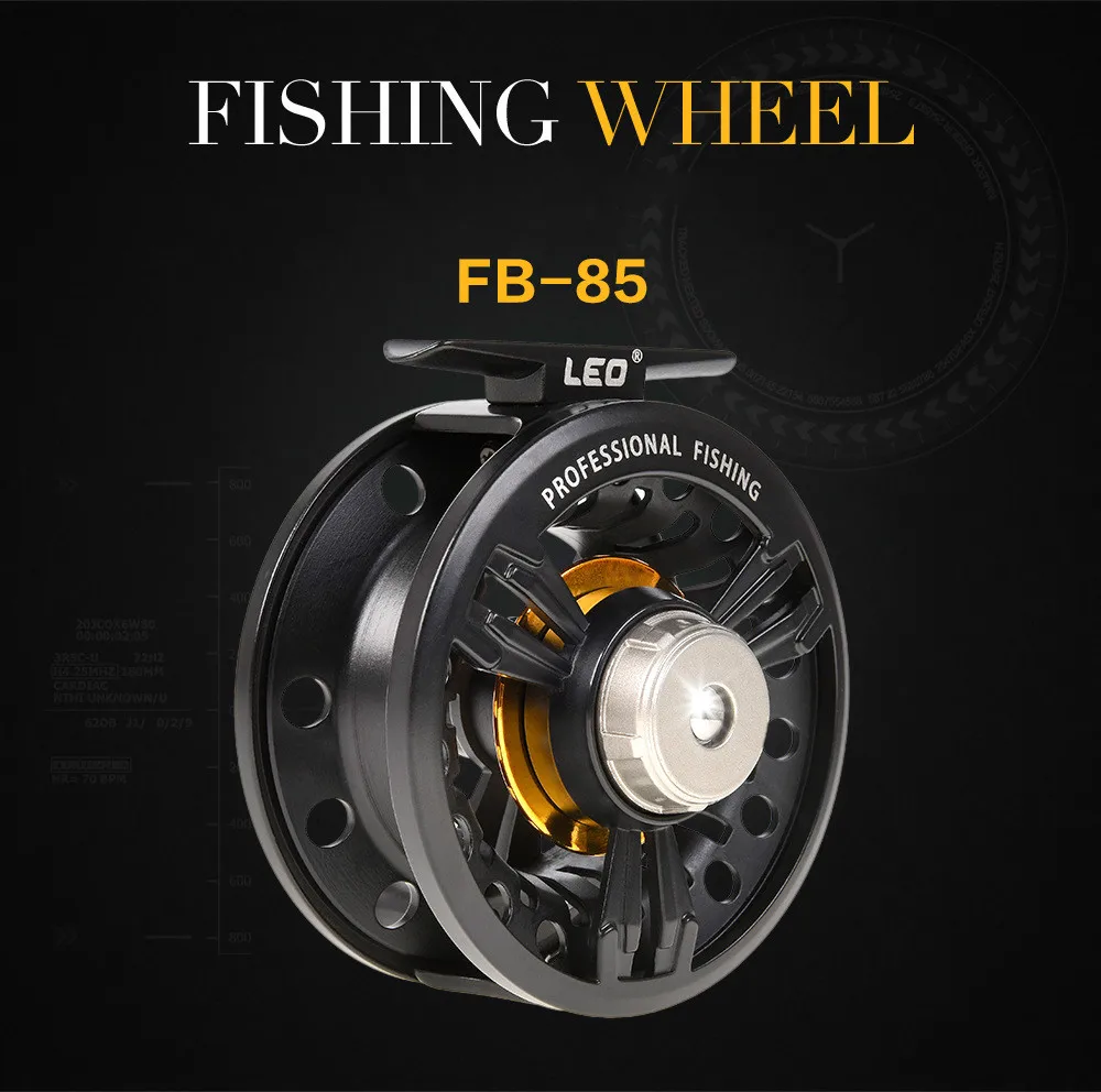 

LEO FB85 2 + 1BB Aluminum Alloy Spool Fly Fishing Reel Gear Left Right Exchangeable Fish Accessory Fly Reel Fishing Tackle