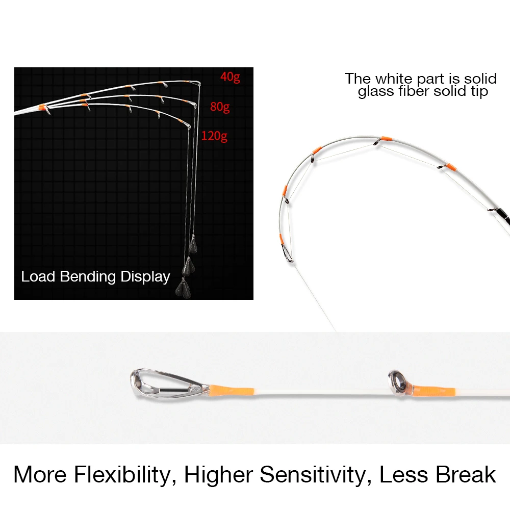 Ультра светильник удочка для морской рыбалки 1,6 м для морской рыбалки супер вес лески 10-100 фунтов ультра светильник удочка
