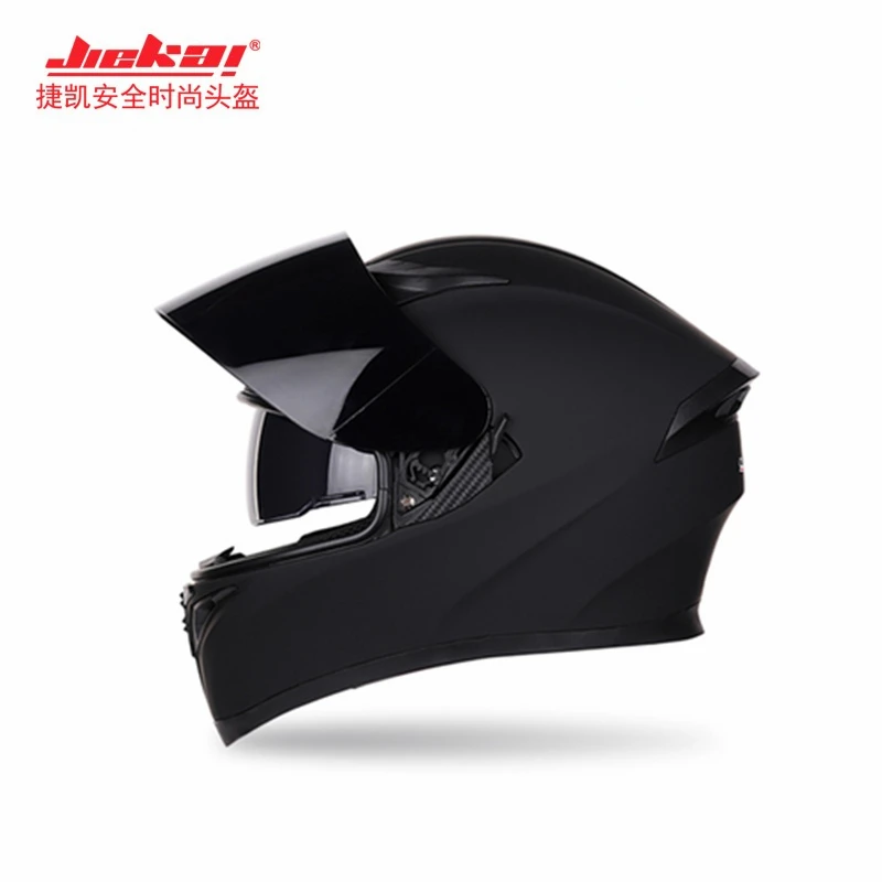Зимний JIEKAI анфас мотоциклетный шлем Двойные линзы рыцарские защитные колпачки защитные шестерни шлемы