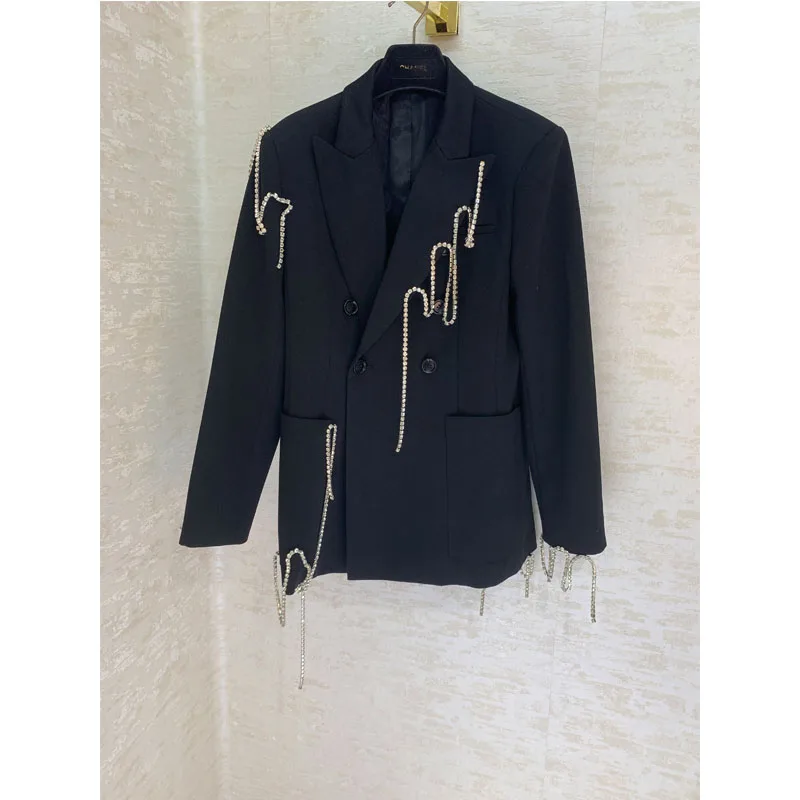 2019 Autumn And Winter New Fashion Wool Casual Suit Clothing Female Temperament Wild Decorative Suit