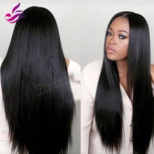 Stock Very Soft Generous Silky Stright U Part Wig Peruvian font b Virgin b font Human
