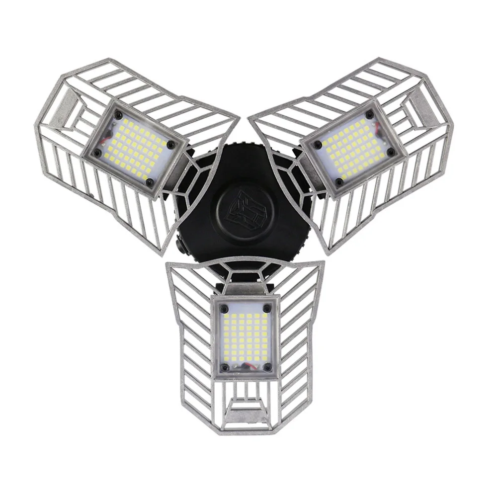 

60W E26/E27 LED deformable Garage lamp 6000LM Home Ceiling Lighting for Warehouse,Workshop,Basement,Restaurant AC100-240V