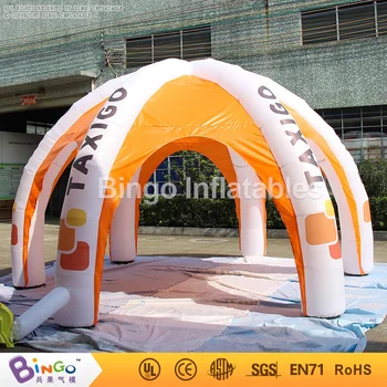

Customized 5M dia inflatable spider dome tent China manufacturers inflatable garage cabin with blower toy tents