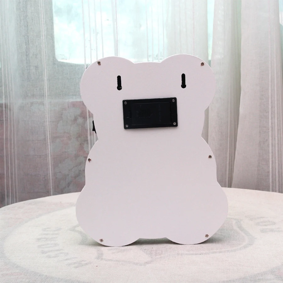  Newstyle Wooden Bear LED Night Light Cartoon Bedside Wall Night Lamp Light Children Baby Kids Bedro - 32846747245