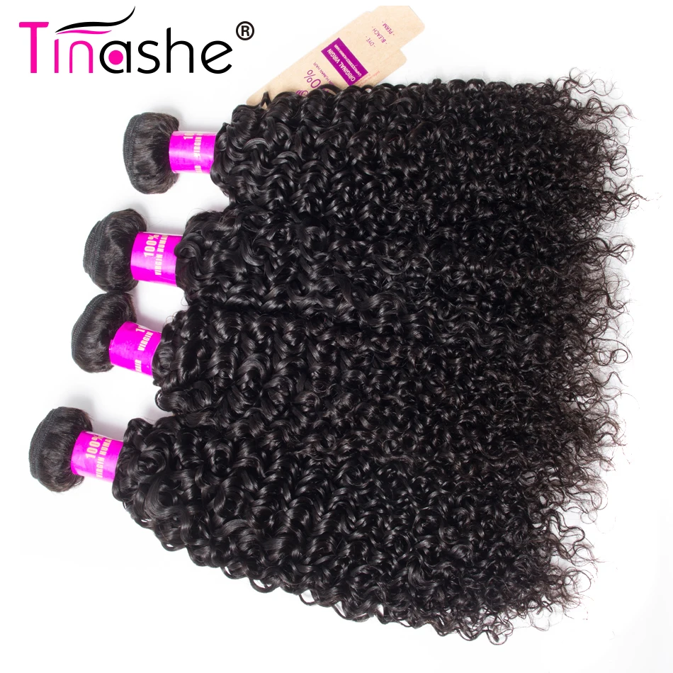 Tinashe Hair Brazilian Hair Weave Bundles Remy Human Bundles 10- 28 Inch Natural Color Curly