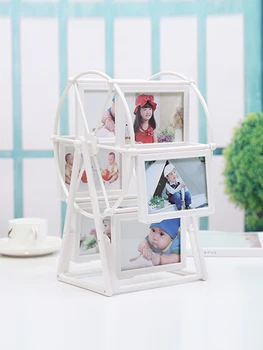 

Creative 360 Degree Rotary Ferris Wheel Frame 5-inch European-style Windmill Frame for Children's Photo Studio home Ornament