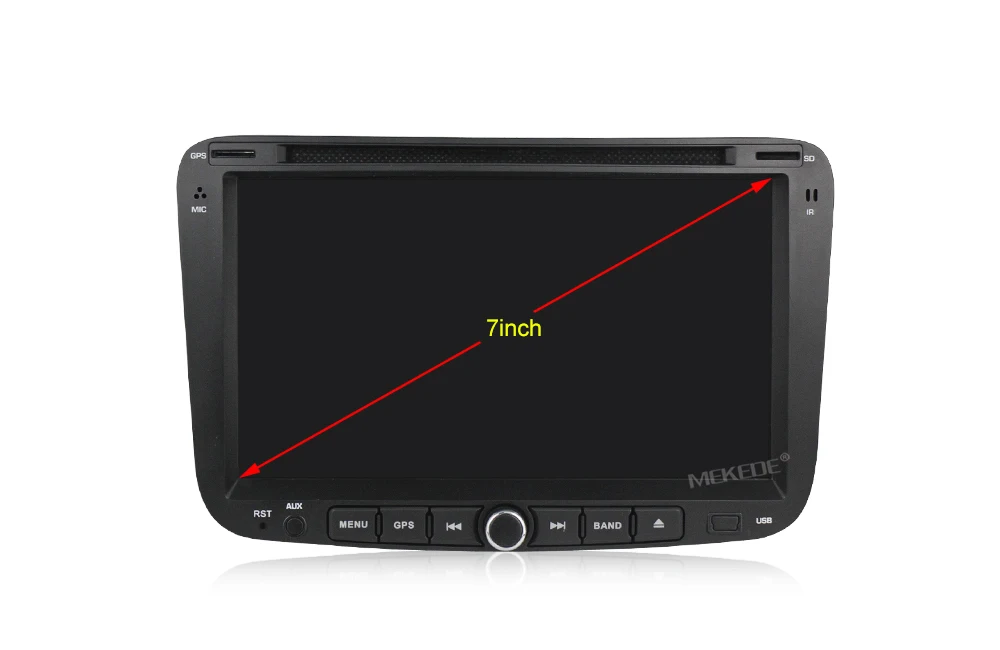 Excellent MEKEDE 2Din Android8.1 Quad core Car DVD player for GEELY Emgrand EC7 with Free shipping mic navitel map support GPS radio bt 10