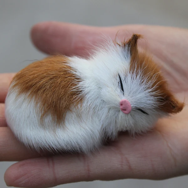 new mini simulation cute cat toy fake cats giftin Stuffed & Plush
