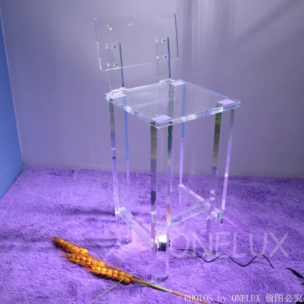 Gratis Pengiriman Onelux Kristal Rumah Menggunakan Akrilik Bar Kursi