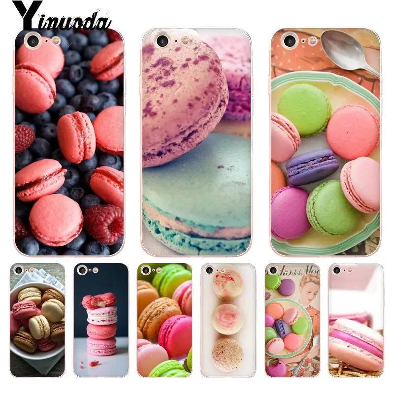 

Yinuoda For iphone 7 6 X Case Colorful Macaroons Coque Shell Phone Case for iPhone 8 7 6 6S Plus X 5 5S SE 5C XS XR Cover