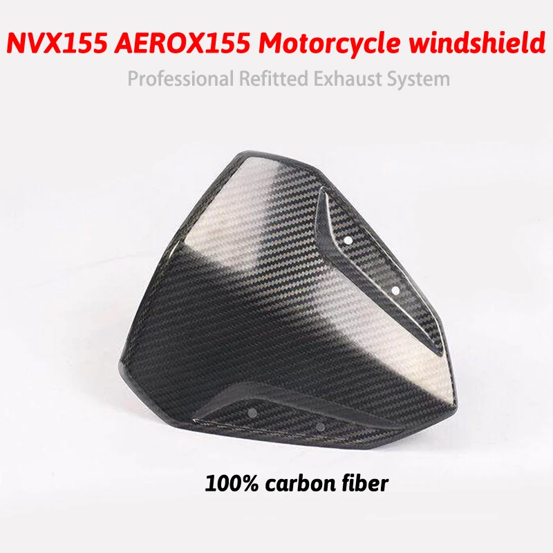 100% чистое углеродное волокно для Yamaha NVX155 AEROX155 мотоцикл лобовое стекло орнамент |