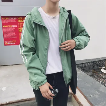 

Fashion Coats Male Student Autumn Street Style Youth Casual Jacket OuterWear Large Size Fit MOOWNUC Pocket Hip Hop MWC Hats 5XL