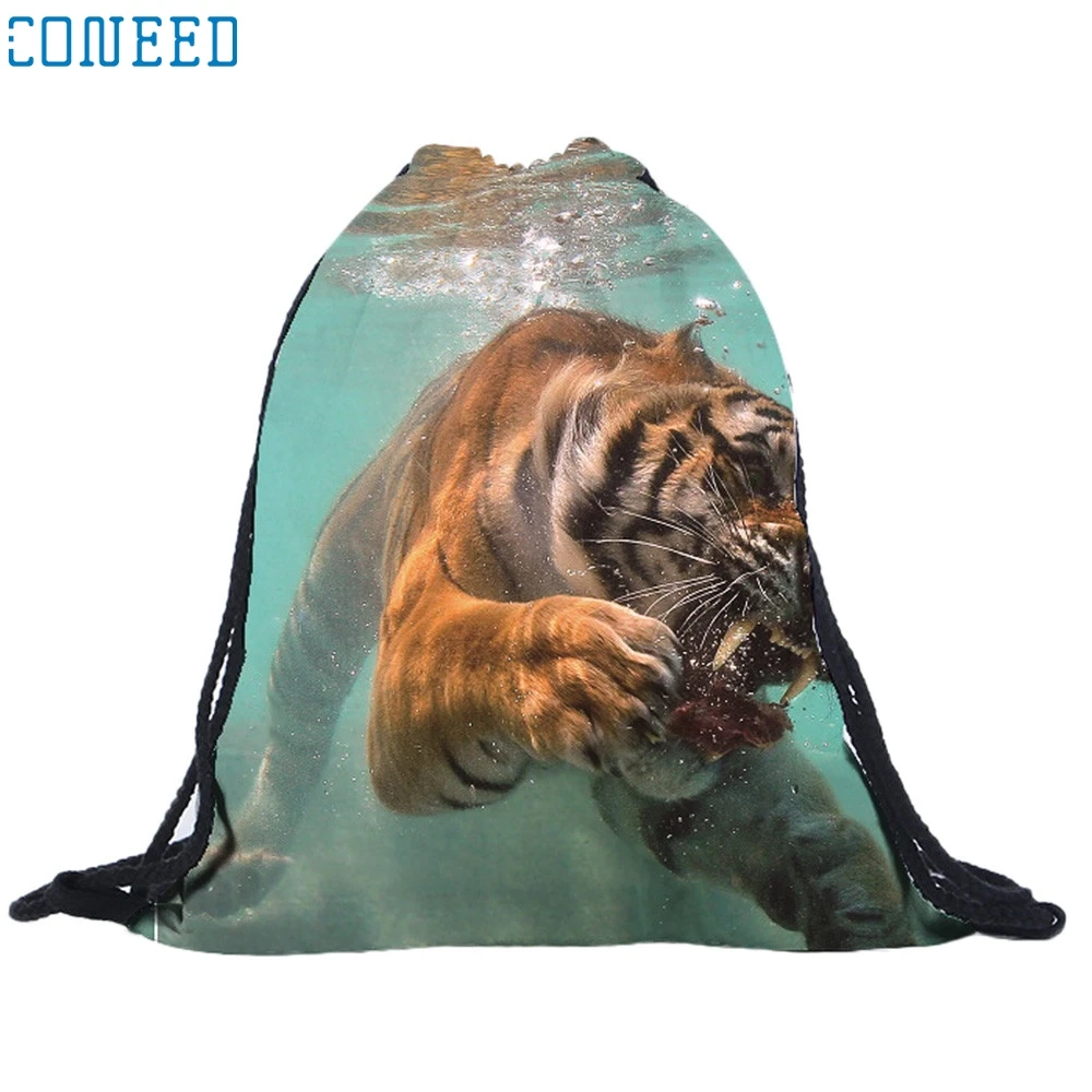 

Charming Nice CONEED Best Gift Unisex Backpackss 3D Printing bags Drawstring Backpacks Y35