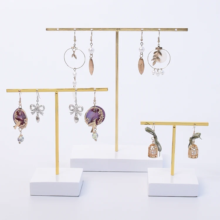 Bracelet Holder Acrylic Earring Display Stand T-Bar Holder For