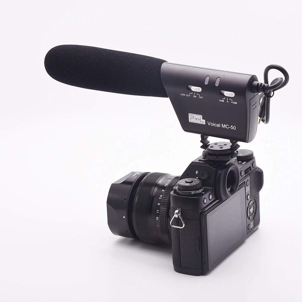 Микрофон Pixel для цифровой зеркальной камеры Canon Nikon Sony Blackmagic|shotgun microphone|microphone for
