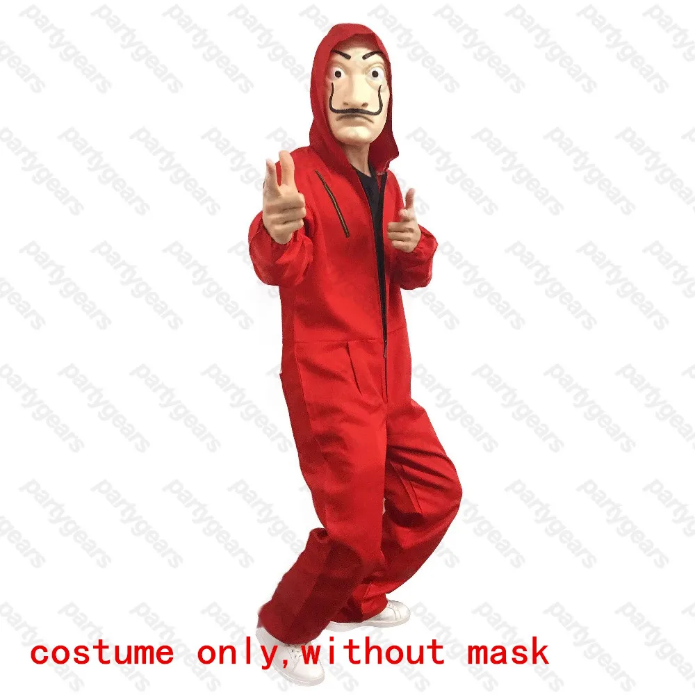 

La Casa De Papel Salvador Dali Cosplay Costume Salvador Dali Cosplay Movie Costume without mask