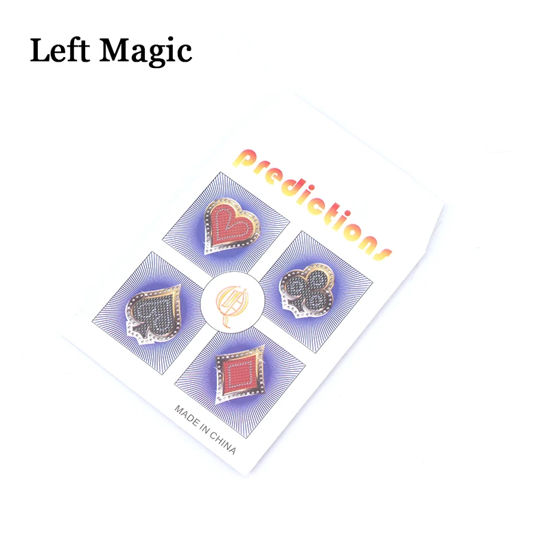 Парад королев пояснил Волшебные трюки карта 4Q Магия предсказания волшебник крупным планом Иллюзия реквизит для фокусов игрушки для детей