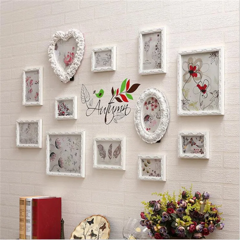 

Quadro para fotos set vintage picture frames classic picture photo frame small Europe photo frames home decor porta retrato