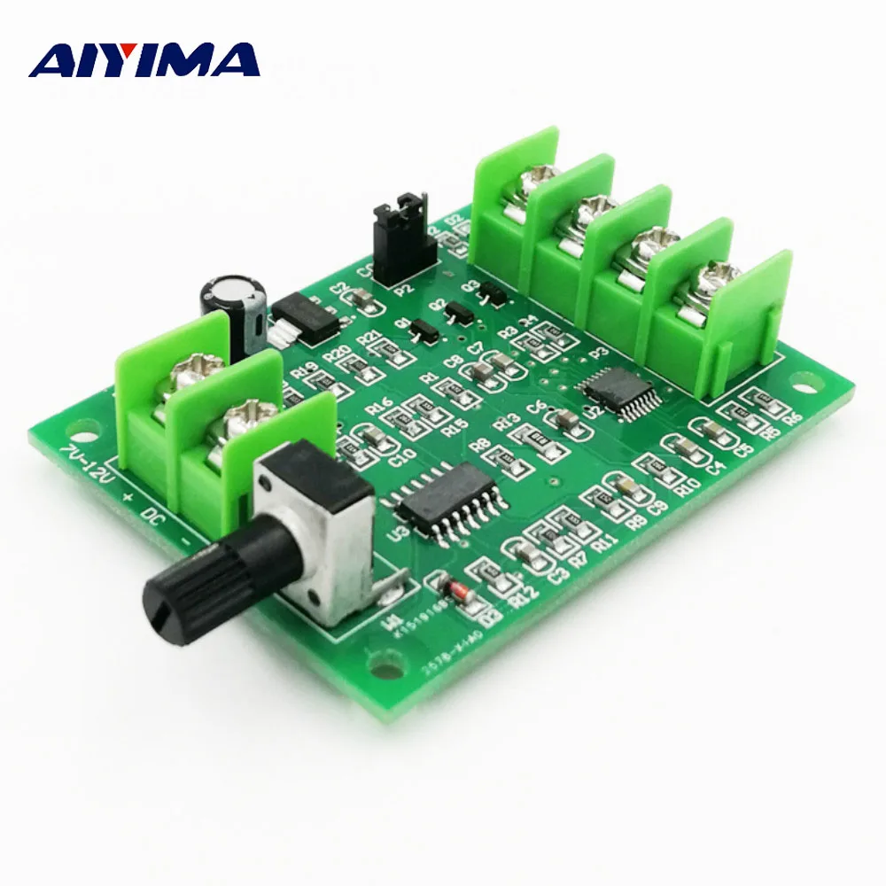 

AIYIMA DC Brushless Motor Controller DC7V-12V Speed Control Board Optical Drive Motor Controller