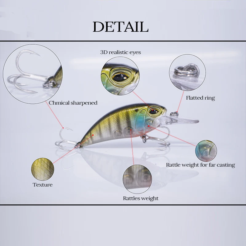8 см приманка 16 г поддельная жесткая для щуки рыболовная воблер pesca minnow imakrankbait