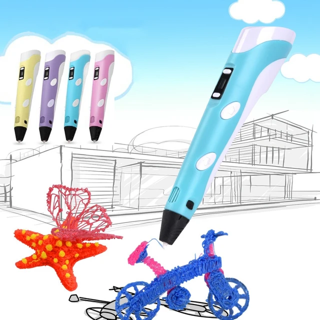 Cheap DIY 3D Printing Pen LED Screen Children 3D Drawing Pen PLA Filament For Creative Toy Kids Birthday Gifts Free Shipping Cheap DIY 3D Printing Pen LED Screen Children 3D Drawing Pen PLA Filament For Creative Toy Kids Birthday Gifts Free Shipping