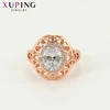 Xuping-anillo de compromiso grande para mujer, joyería de boda, Color oro rosa plateado, regalos al por mayor 16107 ► Foto 3/6