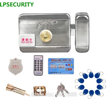 

LPSECURITY Built in reader 125khz 20pcs tags Electronic Security Entry Door Lock Access Control Anti-theft System with 3 Keys
