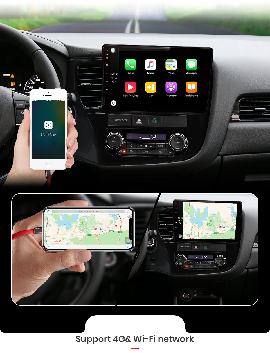 Junsun 4G+ 64G CarPlay DSP Android 8,1 автомобильный Радио Мультимедиа Стерео Аудио плеер gps 2 Din для hyundai Santa Fe 2 2006-2012 без DVD