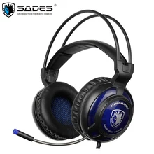 Sades SA-805 2016 New Xbox One/PS4 Gaming Headphones Over Ear Stereo Headset with Microphone for Computer Gamer casque