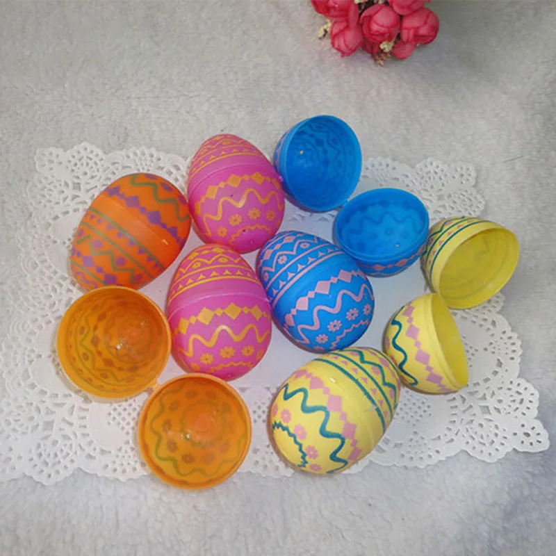 Сюрприз пасхальные яйца разных цветов Детская игрушка ремесло Модель Заполняемые подарки Шоколад