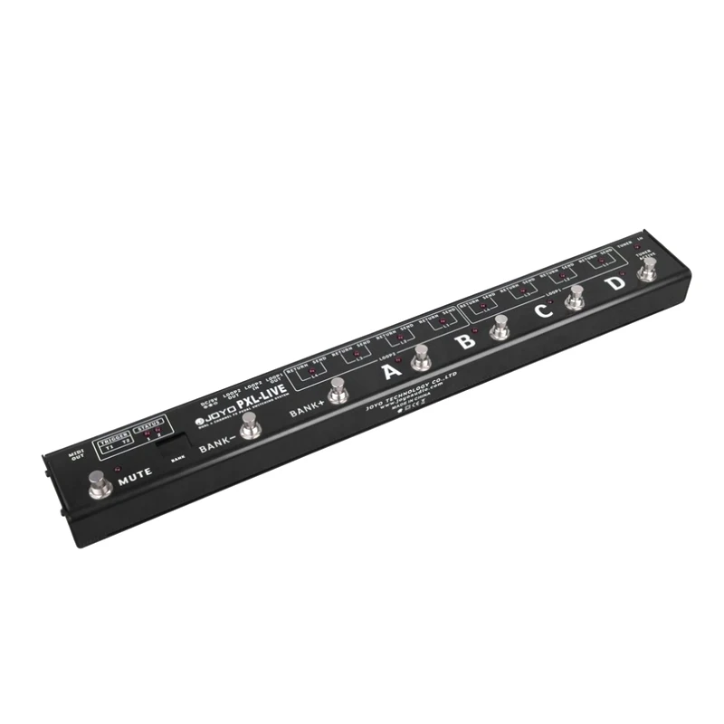 Управляющая станция JOYO PXL Live Programable Looper Педальный переключатель двухканальный 4