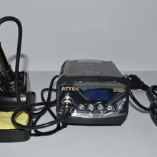 60 Вт цифровой сварочная станция пайки и выпаивания внимание AT938D ОУР припой ЖК-дисплей Дисплей термо-Управление Анти-статический