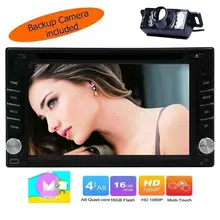 Android 6.0 Touch-screen Universal Car DVD CD player GPS Double 2 din Stereo GPS Navigation Free Camera Map and Remote Control
