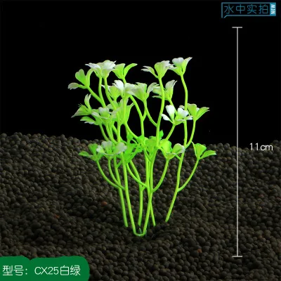 Aquarium decoration simulation water grass aquarium landscaping set plastic flower water plants crafts gifts water grass CX25