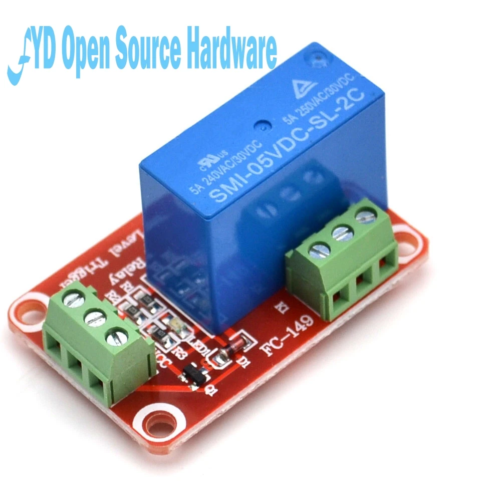 1 Channel double power relay module 5V low level triggered ...
