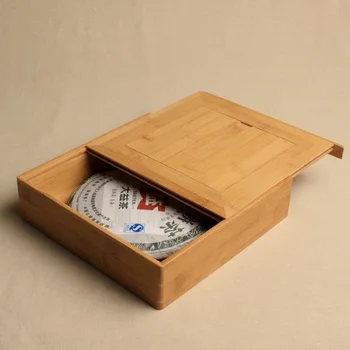 

Quality Puer Tea Box Gift Packaging Handmade Pu Er Tea Set Health Care Bamboo Tray Wooden Storage Boxes Wholesale