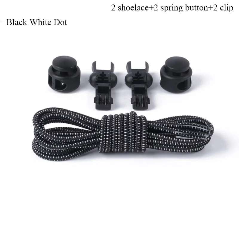 No Tie Shoelaces Stretching Lock lace Locking Shoe Laces Elastic Sneaker Chidren Shoelaces Shoestrings RunningJoggingTriathlon (6)