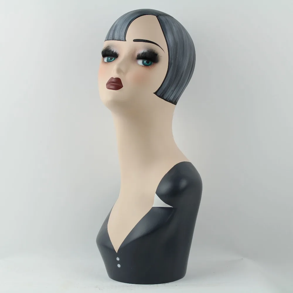 Fiberglass Mannequin Doll Head For Wig Jewelry And Hats Display