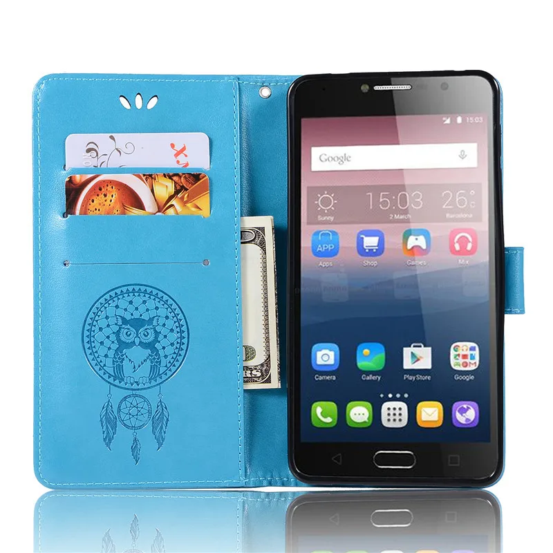 Чехол книжка из ПУ кожи для Alcatel Pop чехол 4 S Pop4S 5 дюймовый бумажник One Touch 5095K 5095Y