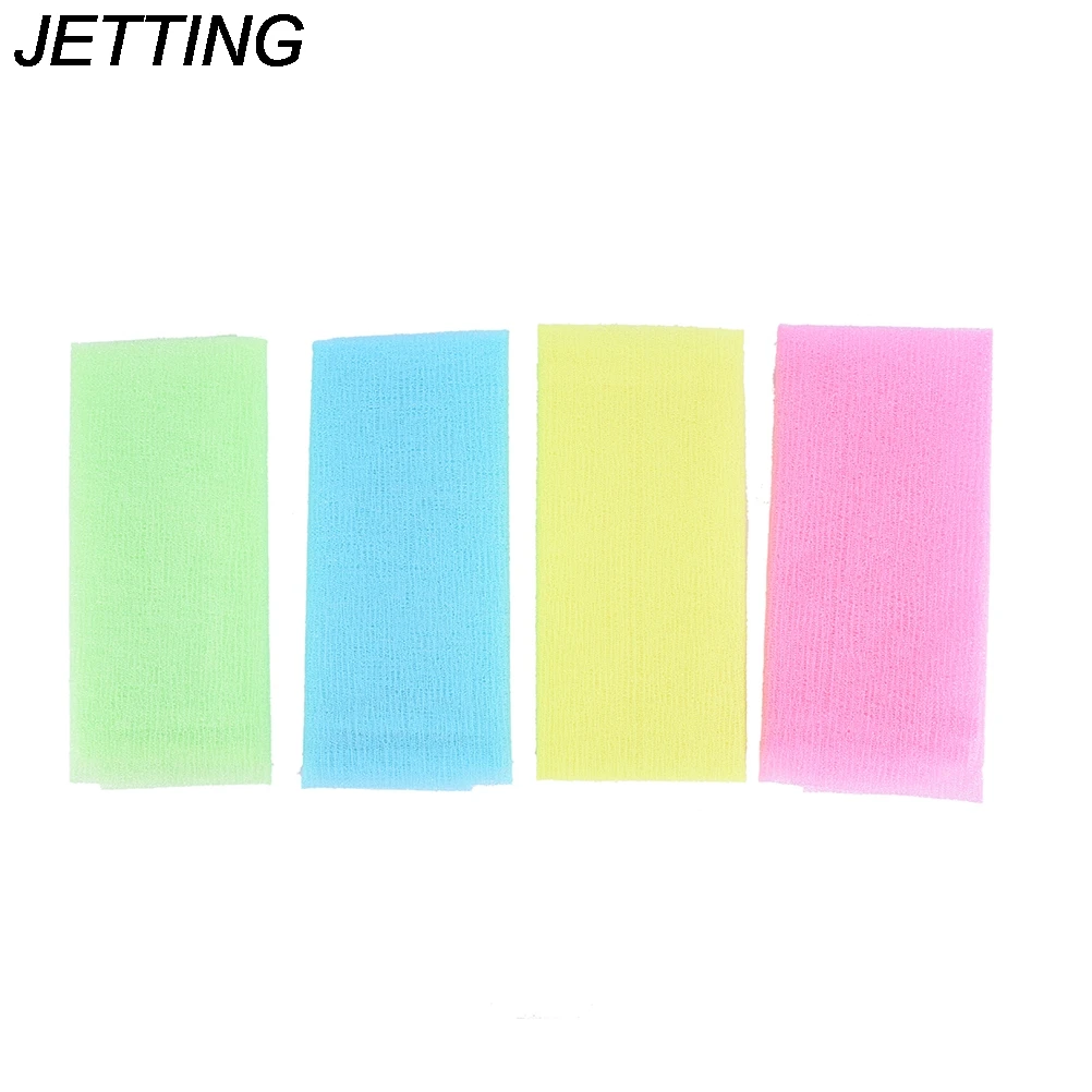 

HOT 1pcs Nylon Exfoliating Washing Sponges & Scrubbers Beauty Skin Bath Shower Wash Cloth Towel Back Scrub Body Cleaning