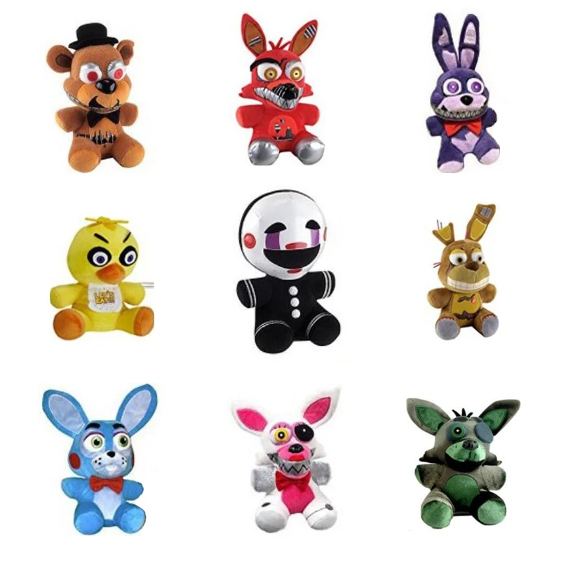 Новинка Five Nights At Freddy 4 FNAF Золотая лисица Фредди Бонни и Чика Плюшевые игрушки